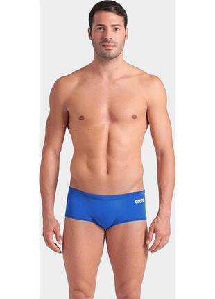 Плавки arena team swim low waist short soli синий, белый чел 100