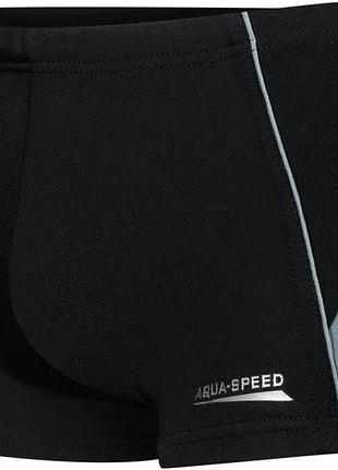 Чоловічі плавки-боксери для хлопців aqua speed diego розмір 152см чорний