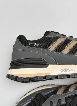 🐻 чоловічі кросівки adidas zx 700 grey black beige — ціна 2359