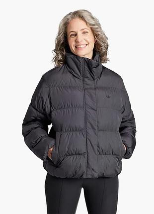 Urbanshop com ua куртка жіноча adidas short vegan puffer jacket black ii8466 розміри запитуйте