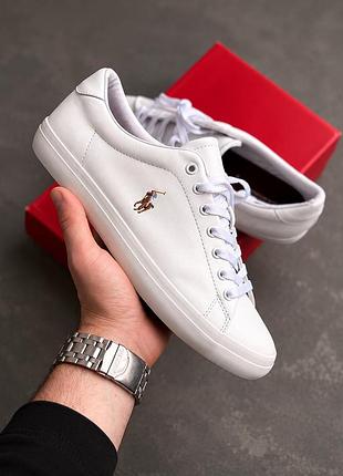Чоловічі шкіряні кросівки polo ralph lauren