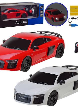 Машина р/к mz арт. 27057 (24шт) audi r8, 1:24 аккум,короб.26*14*10,5см