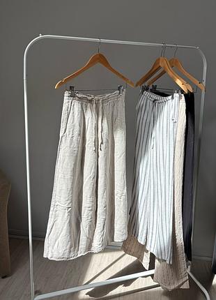 Брюки з вмістом льону легкі h&m