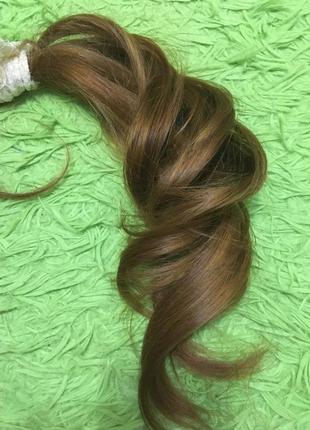 Натуральные некрашеные славянские волосы золотистые русые