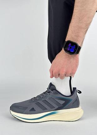 🐻 мужские кроссовки adidas duramo speed grey beige