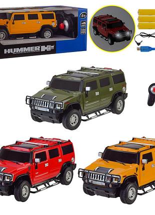 Машина р/к арт. 27020 (24шт) аккум.,hummer h2, короб. 26,5*14*10,5см
