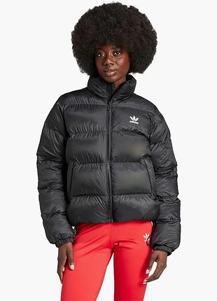 Urbanshop com ua пуховик жіночий adidas adicolor short puffer jacket black jd0420 розміри запитуйте