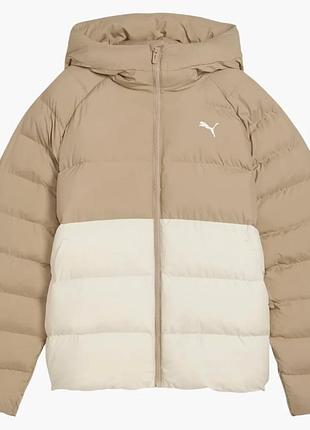 Urbanshop com ua пуховик жіночий puma mono beige/white 688385-87 розміри запитуйте