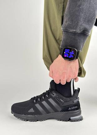 🐻 мужские кроссовки adidas marathon all black