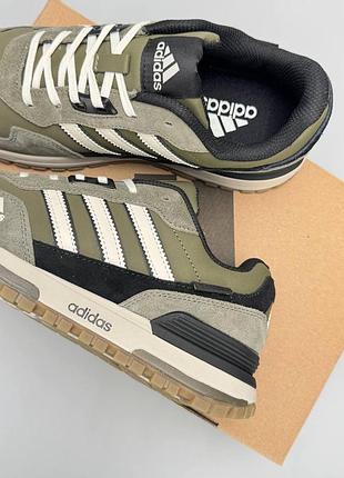🐻 мужские кроссовки adidas zx 750 olive black — цена 2359 грн в