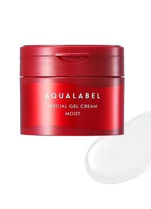 Shiseido aqua label special gel-cream ex moist увлажняющий крем-гель 5 в 1 с коллагеном gl shiseido 90 грамм