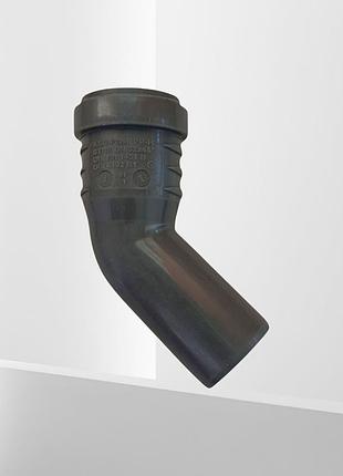 Коліно каналізаційне пвх 32×45.