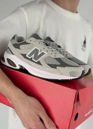 Мужские кроссовки new balance 2010 grey white