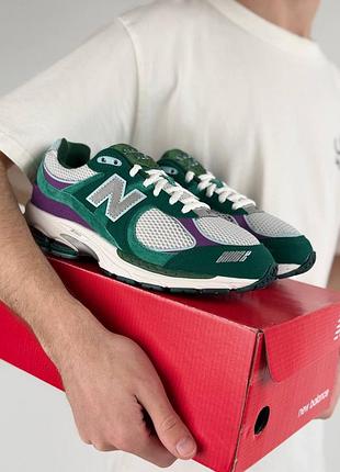 Чоловічі кросівки new balance 2002r x up there green white
