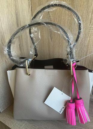 Сумка женская бежевая anne klein