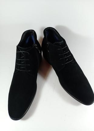 Marko pazalini250 зимние классические ботинки. замша. размеры: 39,40,41,42,43,44