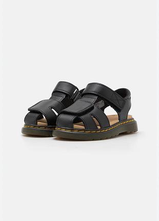 Дитячі шкіряні сандалі dr. martens eur 24 босоніжки з натуральної шкіри