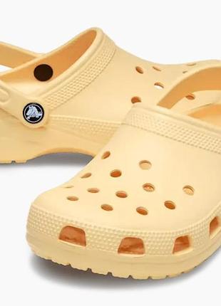 Crocs детские подростковые сабо classic clog  golden hour kids