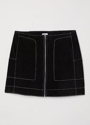 Жіноча замшева спідниця h&m