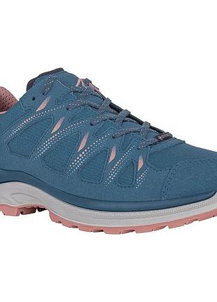 Кросівки жіночі lowa innox evo ii gtx w steel blue-brown rose розмір eu-37