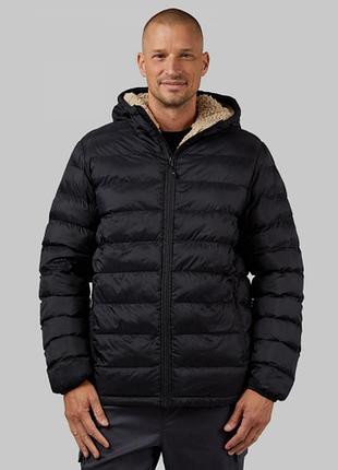 Куртка 32 degrees зимова з хутром m6175 black
