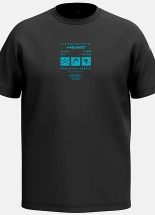 Футболка чоловіча head wcr t-shirt men black '26 розмір 58