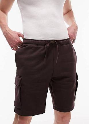 Шорти topman карго 127321242 brown