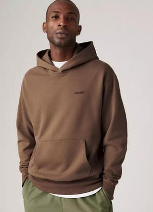 Худи levis флис a84350 ermine brown