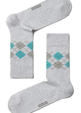 Шкарпетки чоловічі diwari comfort (015) меланж 25 (40-41), світло-сірий
