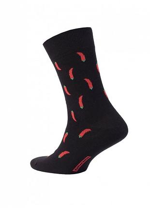 Носки мужские diwari happy (061) 25 (40-41), черный