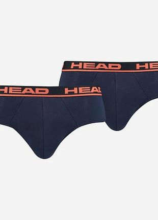 Набір трусів-сліпи head boxer brief 2p blue orange розмір int-m