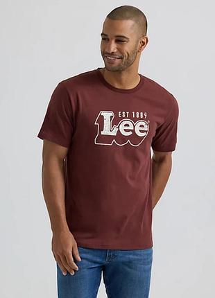 Футболка lee 112353678 reg fit bitterchoc