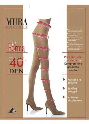 Колготки жіночі mura 840 in forma 40 den 4/l, visone
