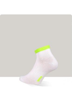 Носки мужские diwari active (068) 29 (44-45), белый-салатовый