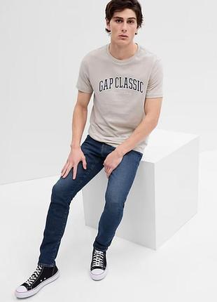 Джинси gap злегка завужені 607735 d indigo blue