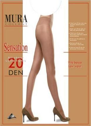 Колготки женские mura 802 sensation 20 den 4/l, nero