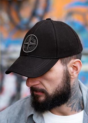 Бейсболка stone island black