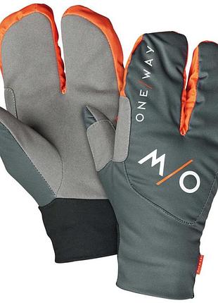 Рукавички one way xc glove universal lobster asphalt grey / flame orange розмір 8