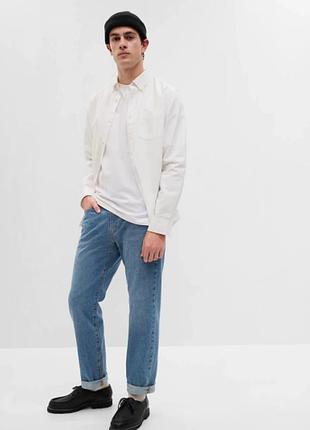 Джинси прямі gap straight 497149 m wash