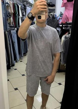 Шорти fabregas комплект з футболкою 852 grey