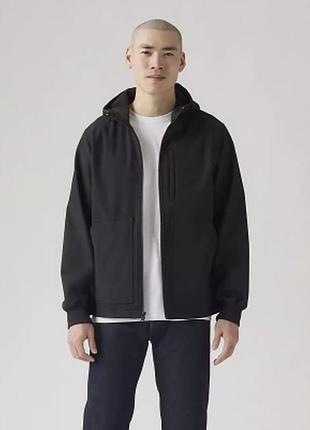 Куртка софтшелл levis з капуром 19737 jet black