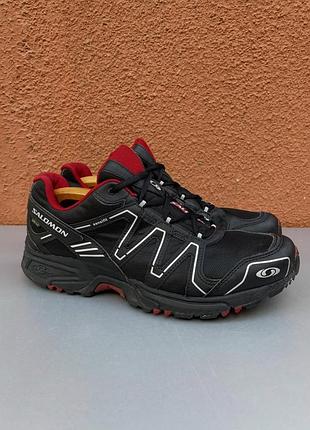 Оригінальні чоловічі трекінгові кросівки salomon caliber gtx gore-tex 47 розмір 31 см чорного кольору