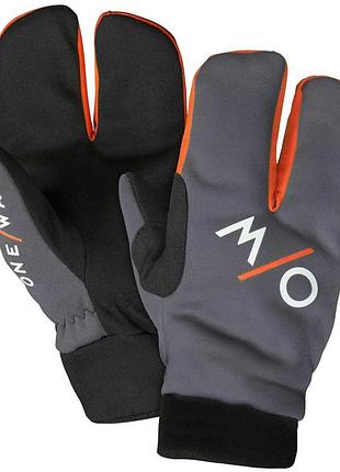 Рукавички one way xc lobster asphalt grey / flame orange розмір 8