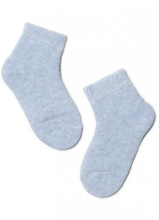 Шкарпетки дитячі conte-kids sof-tiki 7с-46сп (000) махрові 10 (16-17), світло-блакитний