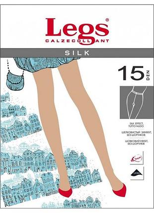 Колготки женские legs 201 silk 15 den 3/m, naturale
