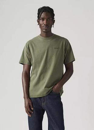 Футболка levis premium 19680 thyme garment dye green xl