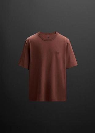 Футболка zara 19503 dark red