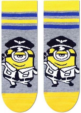 Носки женские брестские minions 1124 (311) (средней длины) 25 (38-39), серый меланж