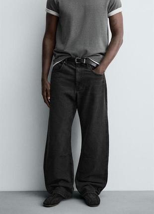 Джинси zara бегі 19540 black
