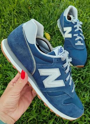 Замшевые кроссовки new balance 373